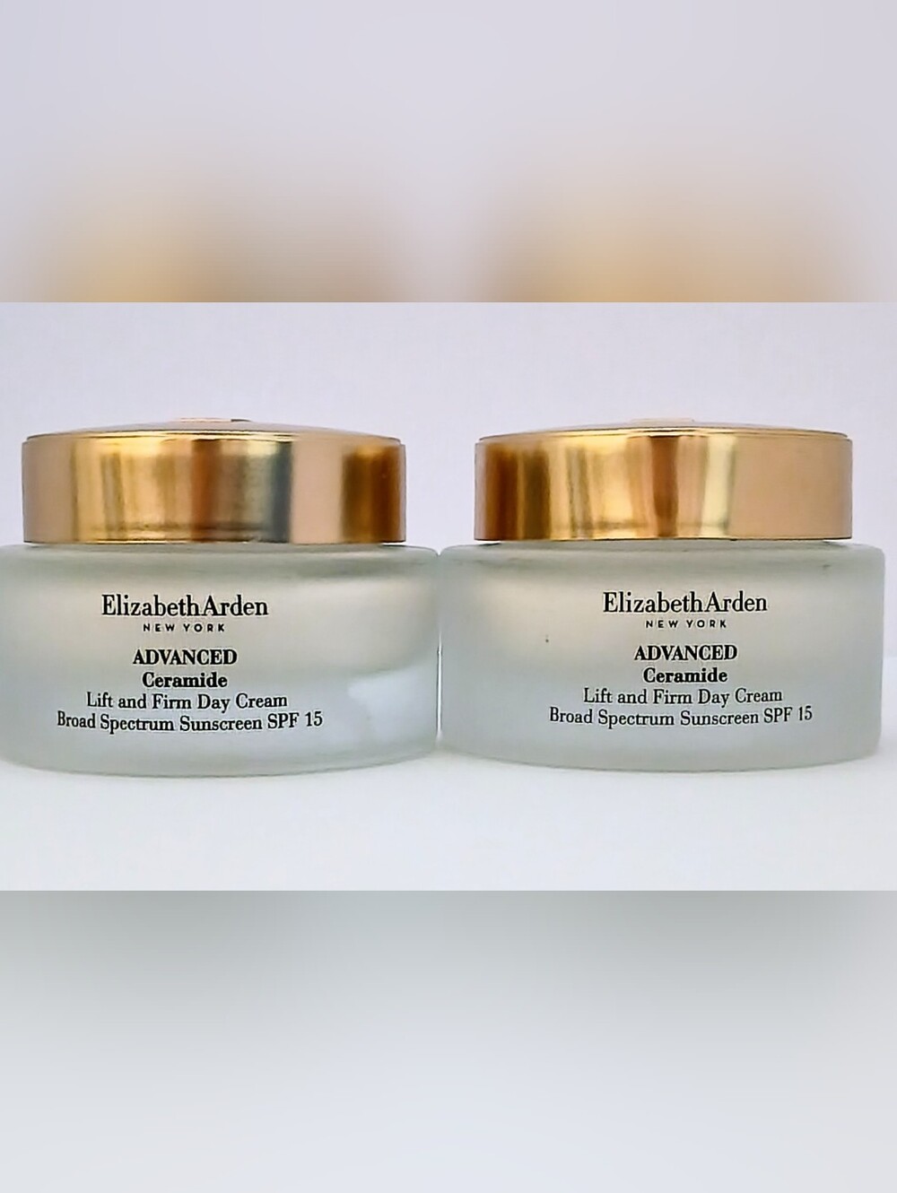 Elizabeth Arden Advanced Ceramide Lift & Firm Day Cream SPF 15 1.7 oz 50mL x2
